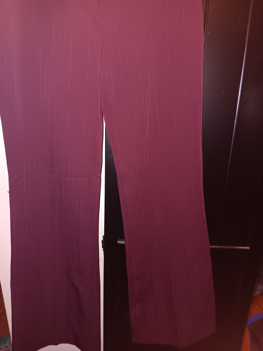 Iz Byer Wide-Leg Pants in Deep Burgundy